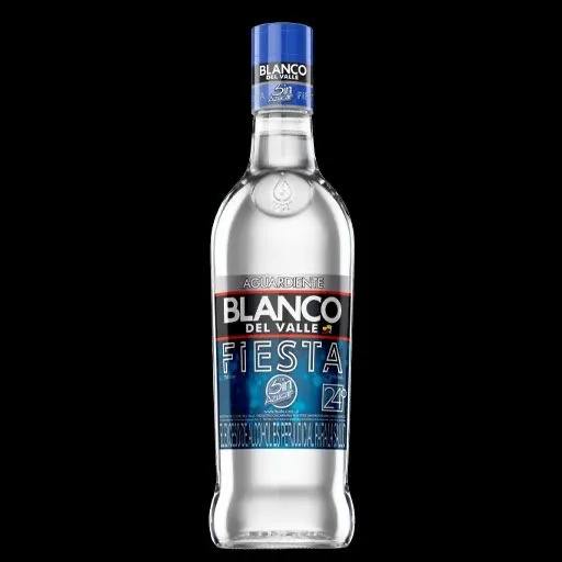 AGUARDIENTE BLANCO TAPA AZUL FIESTA