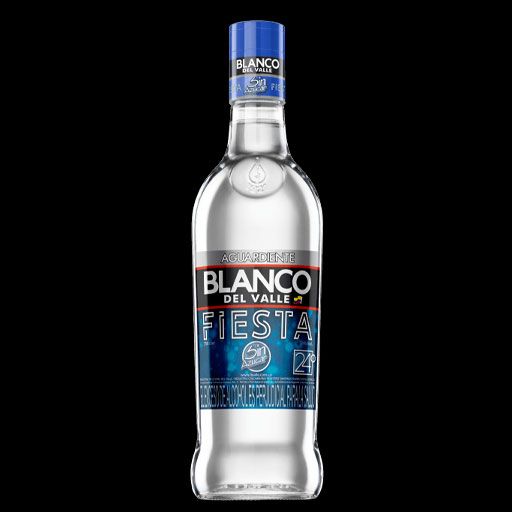 AGUARDIENTE BLANCO TAPA AZUL FIESTA
